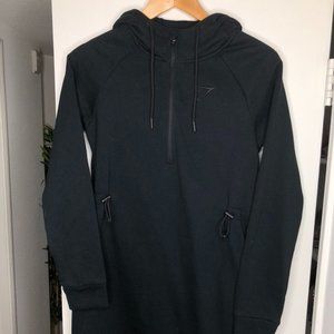 Black GymShark Sweatshirt Dress